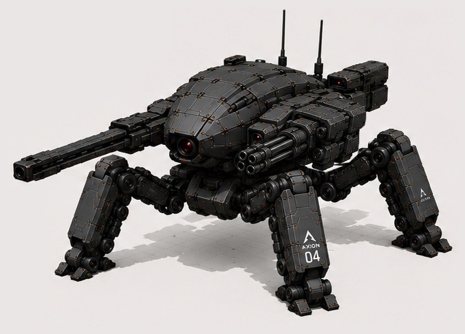 SPIDER-04 전신 모습