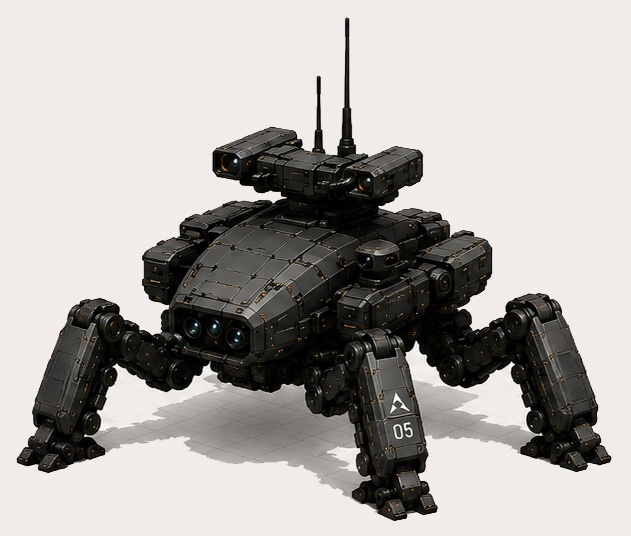 SPIDER-05 전신 모습